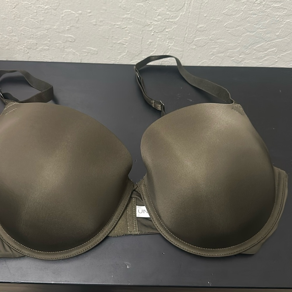 Olive Green Demi Push Up Bra